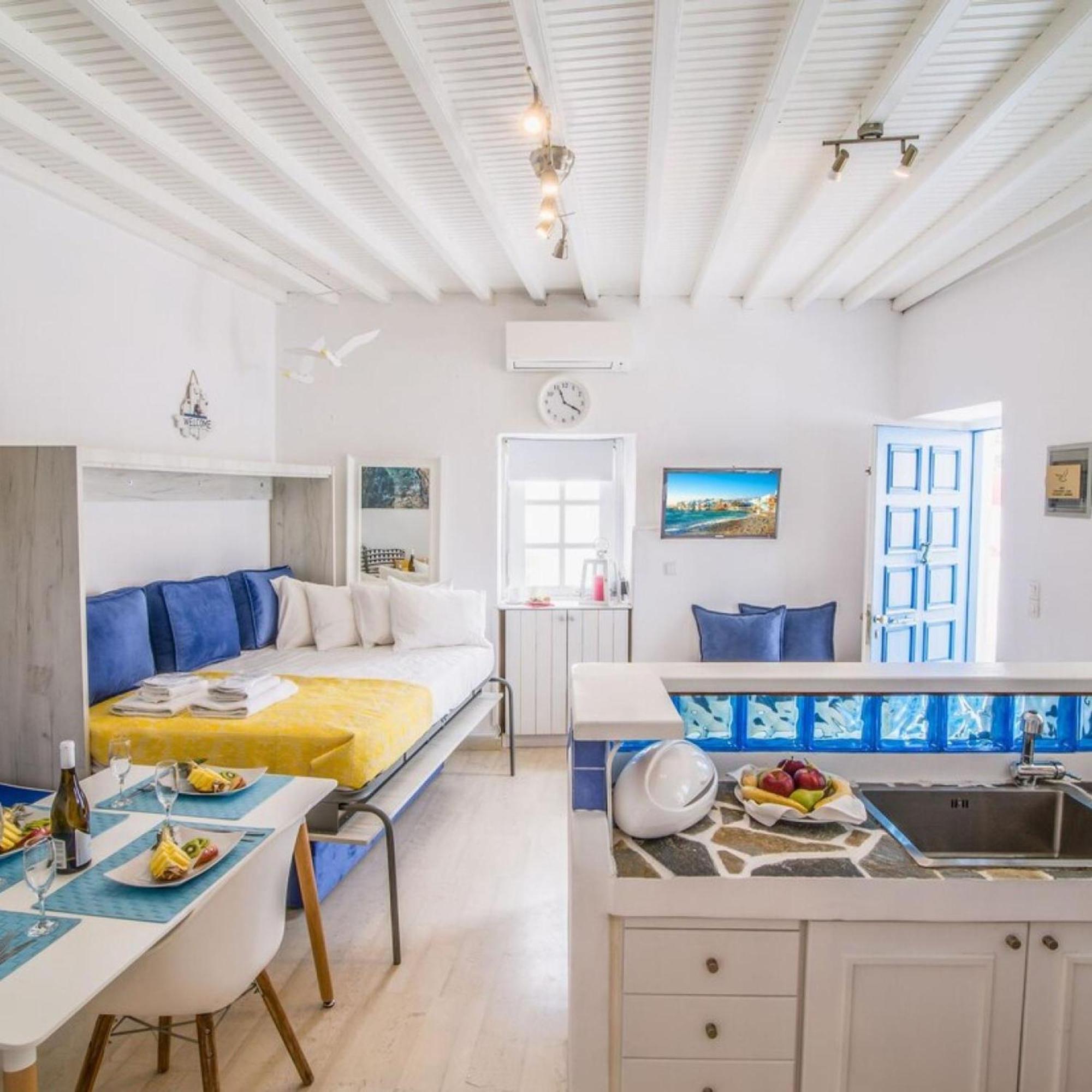 Like A White Seagull In Mykonos! Apartment Mykonos Town Luaran gambar