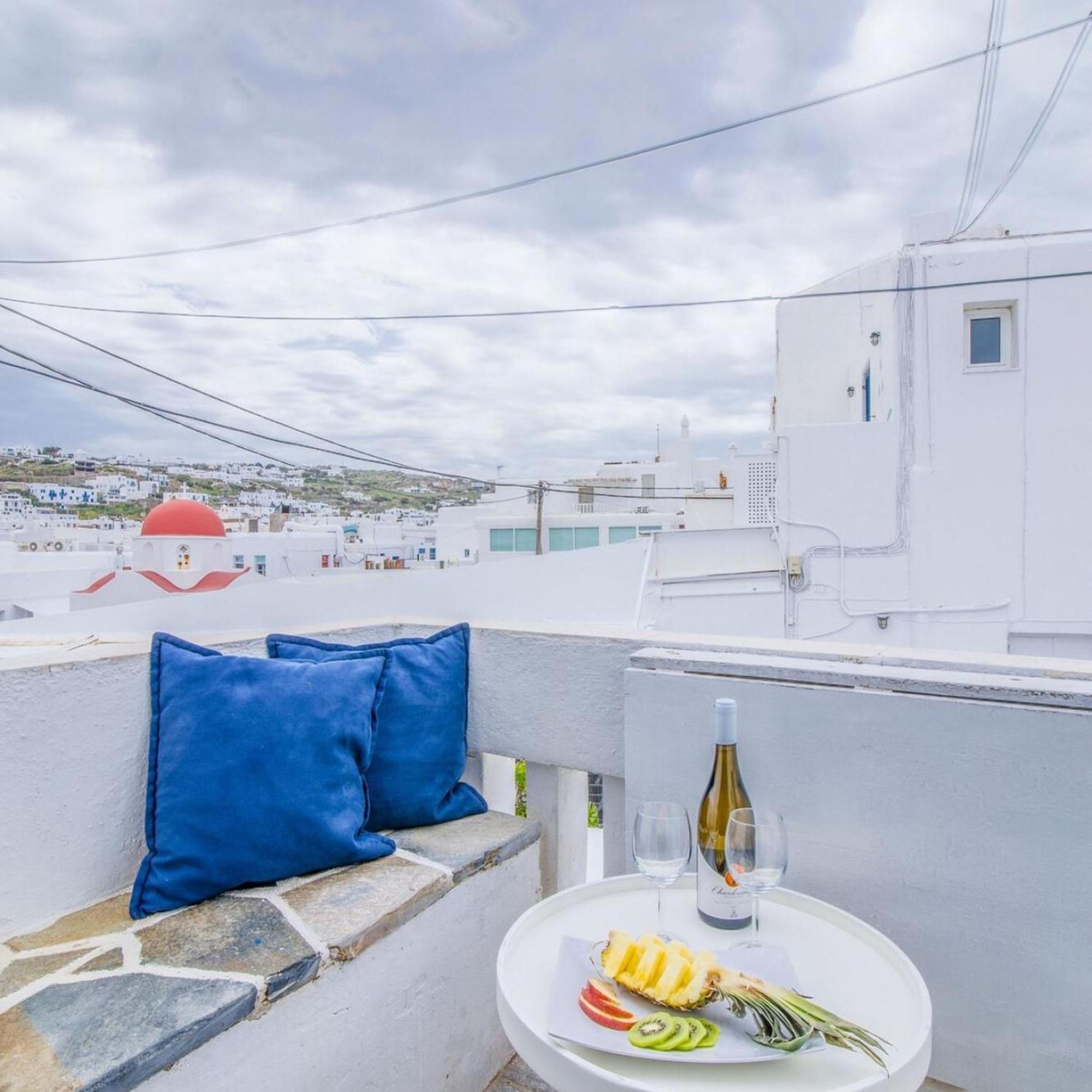 Like A White Seagull In Mykonos! Apartment Mykonos Town Luaran gambar
